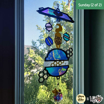 Honey & Butter x Whisker Dreams Collaboration Suncatcher - Sunday