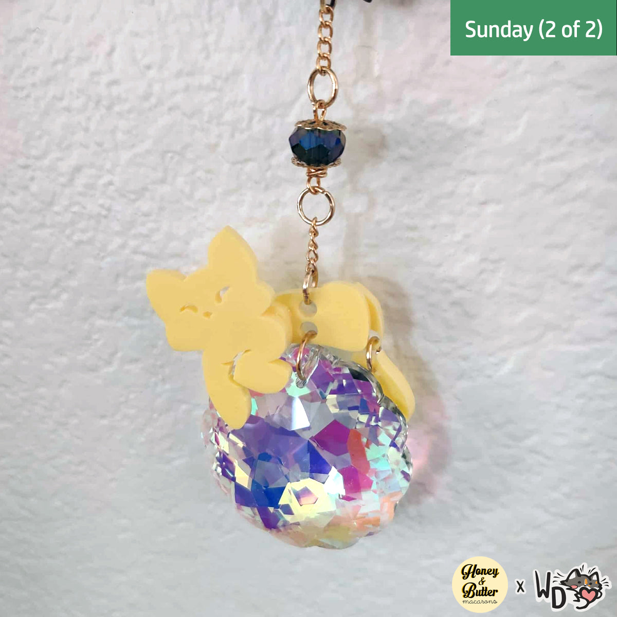 Honey & Butter x Whisker Dreams Collaboration Suncatcher - Sunday